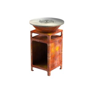 brasero classique acier corten effet rouillÉ